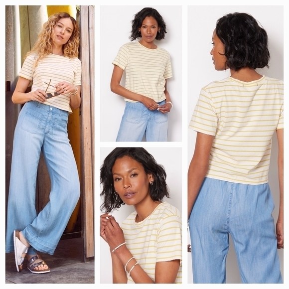 AMO Babe‎ Tee in Canary - Picture 1 of 10